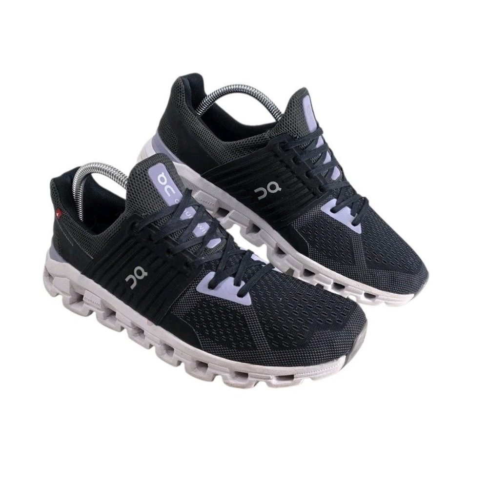 On Running Cloudswift Womens 9 Road Running Shoes Black Rock 41.99226 Breathable - Picture 3 of 13